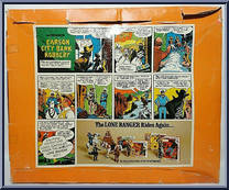 Carson City Bank Robbery from Lone Ranger - Adeventure Sets manufactured by Marx [Back]