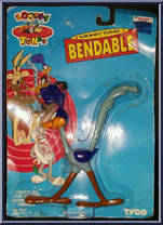 Road Runner from Looney Tunes - Bendables manufactured by Tyco [Front]