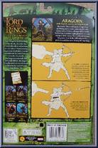 Aragorn (Arrow Launching) from Lord of the Rings - Fellowship of the Ring - Series 3 manufactured by Toy Biz [Back]