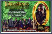 Uruk-Hai (Burger King) from Lord of the Rings - Fellowship of the Ring - Mail Order manufactured by Toy Biz [Loose]