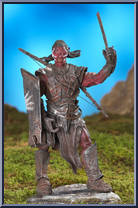Cirith Ungol Uruk-Hai from Lord of the Rings - Trilogy - Return of the King - Series 3 manufactured by Toy Biz [Loose]