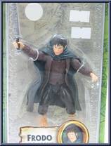 Frodo (Sword Attack Action) from Lord of the Rings - Trilogy - Fellowship of the Ring - Series 1 manufactured by Toy Biz [Front]