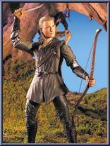 Legolas (Dagger Slashing & Arrow Launching Actions) from Lord of the Rings - Trilogy - Fellowship of the Ring - Series 2 manufactured by Toy Biz [Loose]