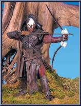 Lurtz (Real Arrow Launching Action) from Lord of the Rings - Trilogy - Fellowship of the Ring - Series 3 manufactured by Toy Biz [Loose]