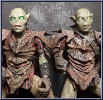 Moria Orc Archer (Evil Goblin Armor) from Lord of the Rings - Trilogy - Fellowship of the Ring - Series 3 manufactured by Toy Biz [Loose]