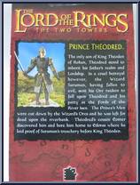 Prince Theodred from Lord of the Rings - Trilogy - Two Towers - Series 4 manufactured by Toy Biz [Back]