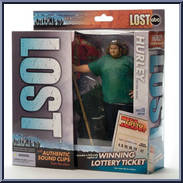 Hurley from Lost - Series 1 manufactured by McFarlane [Front]