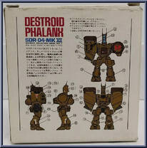 Destroid Phalanx SDR-04-MK XII from Macross - Basic Series manufactured by Takatoku Toys [Back]