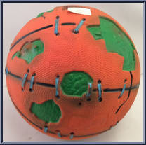 Foul Shot from Madballs - Super Madballs manufactured by AmToy [Loose]