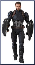Captain America (Avengers: Infinity War) from Mafex - Marvel manufactured by Medicom [Loose]