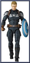 Captain America (Stealth Suit) (Winter Soldier) from Mafex - Marvel manufactured by Medicom [Loose]