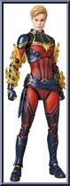 Captain Marvel (Avengers: Endgame) from Mafex - Marvel manufactured by Medicom [Loose]