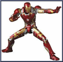 Iron Man Mark 43 (Avengers Age of Ultron) from Mafex - Marvel manufactured by Medicom [Loose]