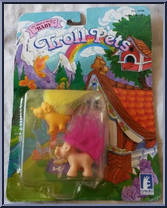 Troll Pets (Yellow Hair / Pink Hair) Action Figure