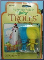 Trolls (Blue Hair / Yellow Hair) Action Figure