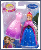 Anna (Frozen) from MagiClip - Basic Series manufactured by Mattel [Front]