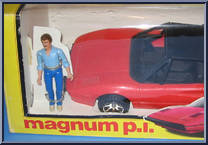 Ferrari (with Magnum P.I.) from Magnum P.I. - Vehicles manufactured by LJN [Front]