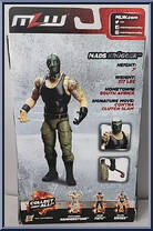 Mads Krugger from Major League Wrestling - Basic Series manufactured by Boss Fight Studio [Back]