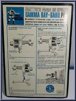 Gamma Ray-Gard Pak from Major Matt Mason - Space Packs - Carded manufactured by Mattel [Back]