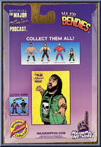 Swoggle from Major Wrestling Figure Podcast - Major Bendies - Series 1 manufactured by Unknown [Back]