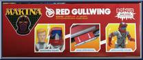 Red Gullwing (Mads Hawking) from Makina - Basic Series manufactured by Ramen Toy [Side]
