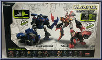Bony Stegosaur / T-Rex from M.A.R.S. - Converters - Multi manufactured by Hap-P-Kid [Back]