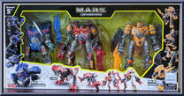Bony Stegosaur / T-Rex / Goldy Dragon from M.A.R.S. - Converters - Multi manufactured by Hap-P-Kid [Front]