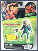 Martian Commander from Mars Attacks - Basic Series manufactured by Mezco [Back]