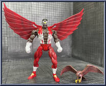 Falcon from Marvel - Gold manufactured by Toy Biz [Loose]
