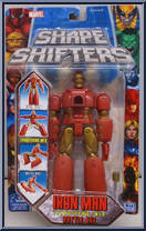 Iron Man from Marvel - Shape Shifters 2005 manufactured by Toy Biz [Front]