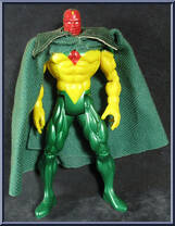Vision from Marvel - Gold manufactured by Toy Biz [Loose]