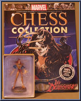Lady Deathstrike from Marvel Chess Collection - Basic Series manufactured by Eaglemoss [Front]