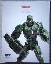 Gamma (Iron Man Mark XXVI) from Marvel - Iron Man 3 manufactured by Comicave [Front]