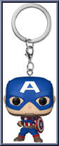 Captain America (New Classics) from Marvel - Pop! Keychains manufactured by Funko [Loose]