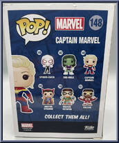 Captain Marvel from Marvel - Marvel Universe Pop! manufactured by Funko [Back]