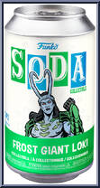Frost Giant Loki (Glow with Staff) from Marvel - Soda manufactured by Funko [Front]