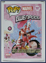 Gwenpool from Marvel - Marvel Universe Pop! manufactured by Funko [Back]