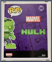 Immortal Hulk (Glow in the Dark) from Marvel - Marvel Universe Pop! manufactured by Funko [Back]
