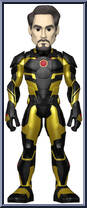 Iron Man (Gold / Black Suit) from Marvel - Vinyl Gold - 18" Scale manufactured by Funko [Loose]