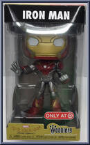 Iron Man (Spider-Man) from Marvel - Wobblers manufactured by Funko [Front]