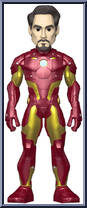 Iron Man (Red / Gold Suit) from Marvel - Vinyl Gold - 18" Scale manufactured by Funko [Loose]