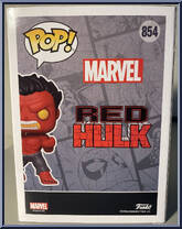 Red Hulk from Marvel - Marvel Universe Pop! manufactured by Funko [Back]