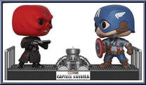 Red Skull vs. Captain America from Marvel - Marvel Stud10s Pop! manufactured by Funko [Loose]