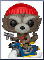 Rocket (Holiday) from Marvel - Marvel Universe Pop! manufactured by Funko [Loose]