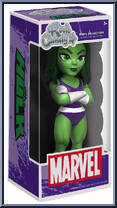 She-Hulk from Marvel - Rock Candy manufactured by Funko [Front]