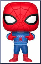 Spider-Man (Christmas) from Marvel - Marvel Universe Pop! manufactured by Funko [Loose]