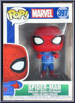 Spider-Man (Christmas) from Marvel - Marvel Universe Pop! manufactured by Funko [Front]