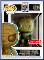Spider-Man (Patina) from Marvel - 80 Years Pop! manufactured by Funko [Front]