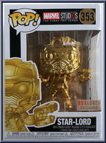 Star-Lord (Gold Chrome) from Marvel - Marvel Stud10s Pop! manufactured by Funko [Front]