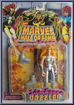 Dazzler from Marvel - Hall of Fame - She-Force - Series 3 manufactured by Toy Biz [Front]